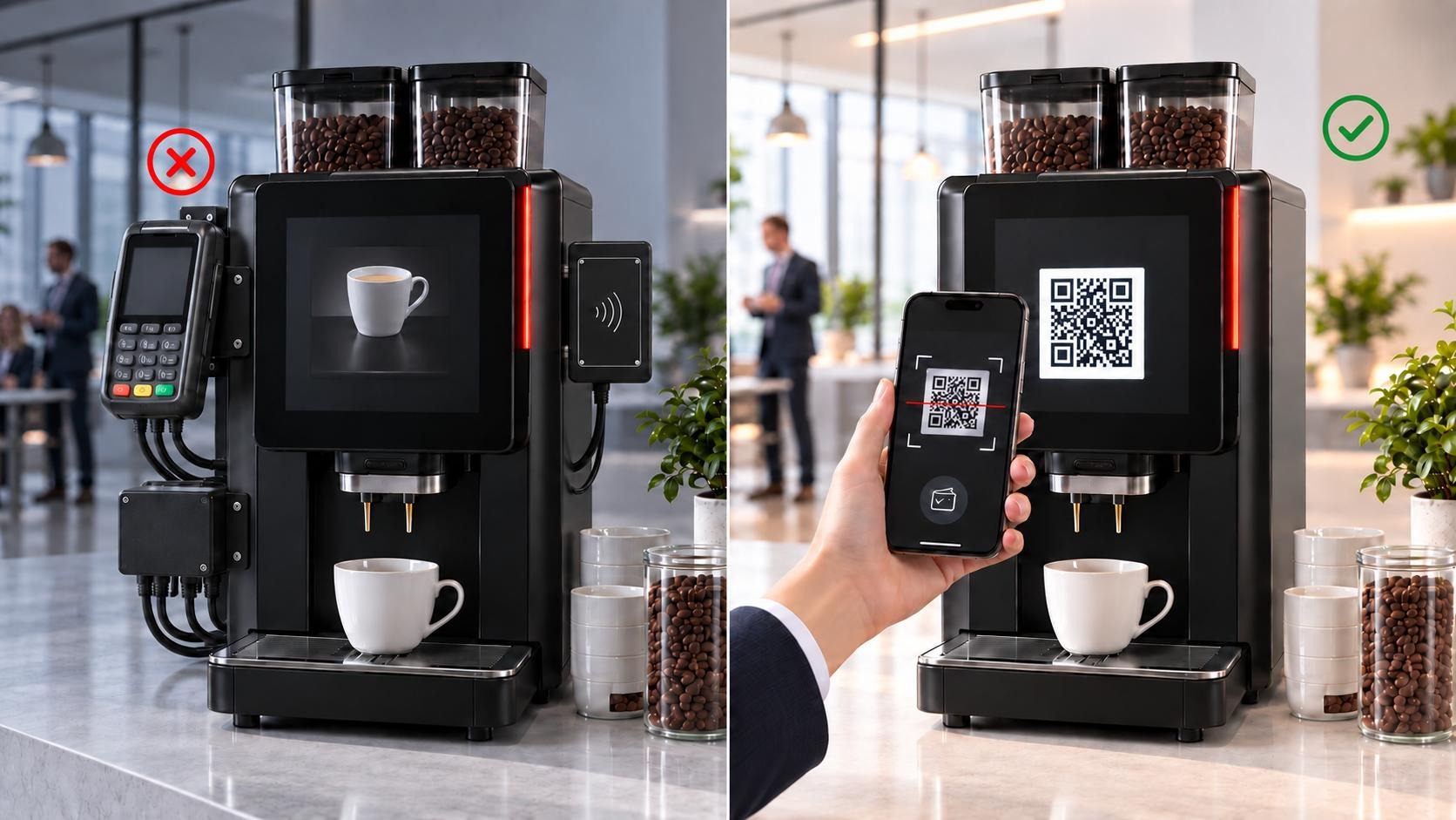 Turn your machine into a digital point of sale. 3
