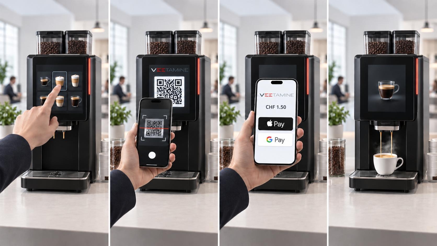 Turn your machine into a digital point of sale. 2